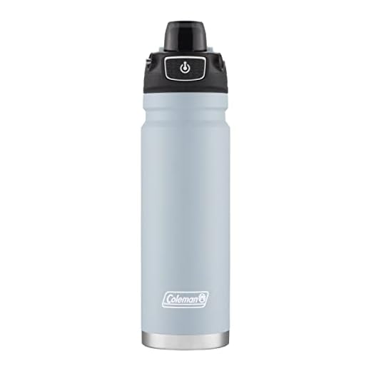 Coleman Burst™ 24 oz. Stainless Steel Autopop Water Bottle, Fog