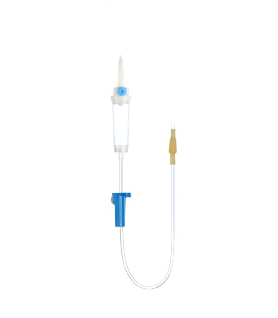 Disposable Non-Vented IV Infusion Set – Sterile, Non-Toxic, Pyrogen-Free, Medical Grade IV Drip Set with Drip Chamber, Roller Clamp & Needle – Single Use Infusion Kit (5)-image-14