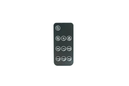 Replacement Remote Control Only for Lausanne Luxe 10034252 10034250 Electric Fireplace Infrared Quartz Space Heater