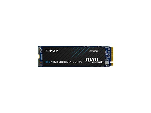 PNY CS1030 500GB M.2 NVMe PCIe Gen3 x4, 2000MB/s Velocità di lettura, 1100MB/s Velocità di scrittura Internal Solid State Drive (SSD)