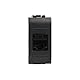 Fanton 23713-32 Datendose RJ45 UTP 180° Cat.6 werkzeugloses Crimpen mit Adapter für Platten und Halterungen BTICINO LIVING LIGHT/INTERNATIONAL