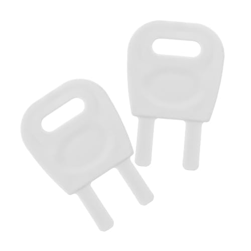 STOBAZA Toilet Paper Dispenser Key 2 Pack Paper Towel Holder Lock Keys Replacement for Office