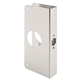 Defender Security Door Reinforcer Non-Recessed 1-3/8-Inch Thick by 2-3/8-Inch Backset 2-1/8-Inch Bore, Stainless Steel