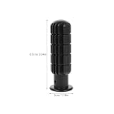 Healvian poignées de baby-foot, lot de 4 en PVC noir photo 3
