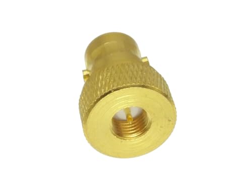 Adaptador SMA macho a BNC hembra jack convertidor coaxial RF recto chapado en oro, lote de 10 piezas 4