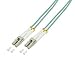Produktbild BIGtec 7,5m LWL Kabel Patchkabel OM3 Glasfaser-Kabel 50/125µm Multimode 40Gbit Ø 3mm Jumper LC - LC Stecker Duplex orange Fiber Optic Cable