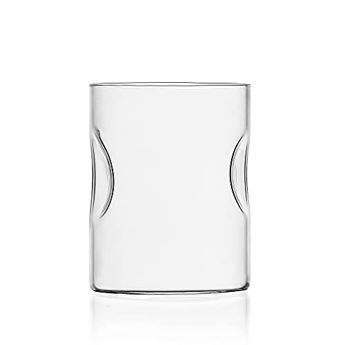 Ichendorf Milano Tumbler, Collezione Impronta, 40 cl, Vetro Borosilicato, Fatto a Mano
