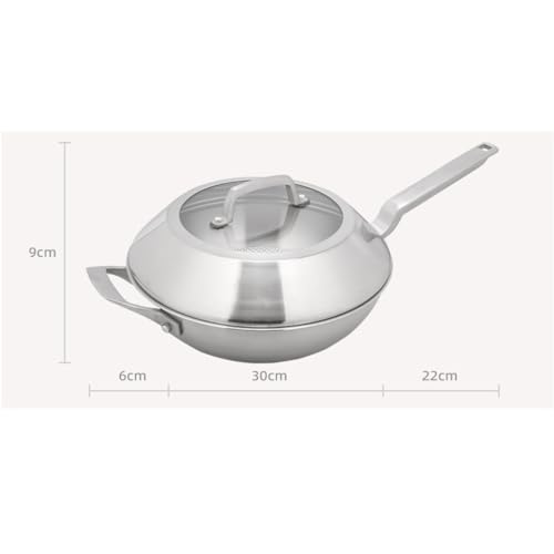 Wok sin recubrimiento antiadherente para cocina inductora miniatura 5
