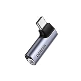 UGREEN Type-C to 3.5mm イヤホン 変換アダプター L字型 3極/４極 TRRS対応 メスからオス イヤホンジャック DACチップ搭載 直挿しタイプ 音楽/通話/音量調節可能 iPhone17/16/15/iPadシリーズ/Galaxy/S20/Tab S7/PS5/スイッチ等に対応 シルバー