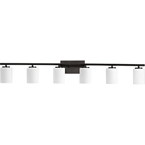 Image of Progress Lighting P300385-020 Replay Bath & Vanity, 6-Light, Antique Bronze