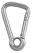 Lucky Line Products Spring Snap, Heavy Duty, 1/4" Stock Thickness L, 2-3/8", 1/4" Eye Inside Dia. - 1 Each