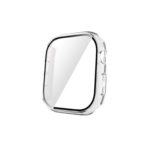 Apple Watch 11 46 mm için şeffaf sert Rubber, önü kapalı ekran korumalı kılıf - FC015