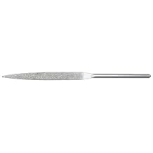 Strauss Needle File, Diamond Grit, Half-Round, Medium, 160mm Length, 5.4mm Width, 1.9mm Thickness