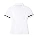 French Toast Little Girls' Toddler Short Sleeve Ribbon Bow Blouse, White, 2T