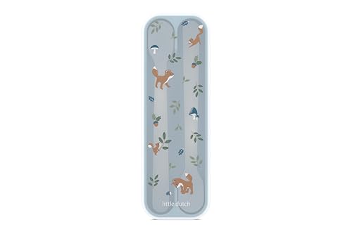 Mepal Baby Feeding Spoon Mio Little Dutch, Long-handled baby spoon, Dishwasher Safe & BPA-free, Baby Utensils, Set of 2, Forest Friends - Image 2