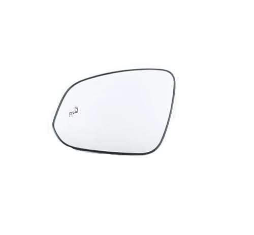 Verre de rétroviseur chauffant avec avertisseur d'angle mort pour Toyota Granvia 2022-2024 gauche