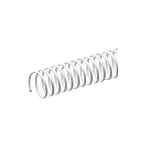 Dotpot Spiral Binding White Ring 8mm,10mm,12 mm Pack of 3(for 20 to 200 Pages) Spiral Ring (Colour White)-2Kg 2