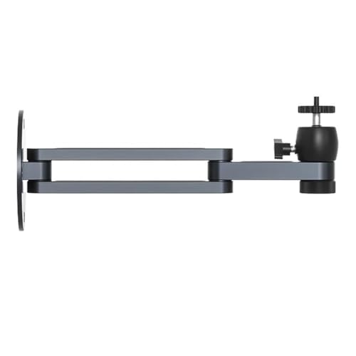 Proiettore estensibile Supporto per proiettore Robusto supporto per montaggio a parete in lega di alluminio per foro per vite universale da di pollice Capacità di carico di 10 kg da paret