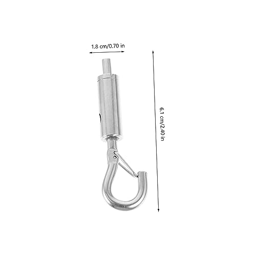 20 piezas de tensor para cable de acero con colgador de cuerda para instalación fácil, accesorios versátiles para suspensión en el hogar y fábrica miniatura 2