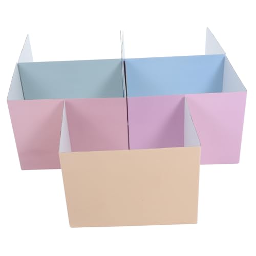 CIYODO 5 pièces Diviseur de Bureau Paravent Table Bureau Panneaux pour Étudiants Écran Séparateur Multifonctionnel sans Outil Améliore Concentration et...