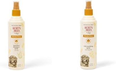 Burt's Bees Manuka Honey Waterless Shampoo + Itch Relief Spray, 10 Oz Each