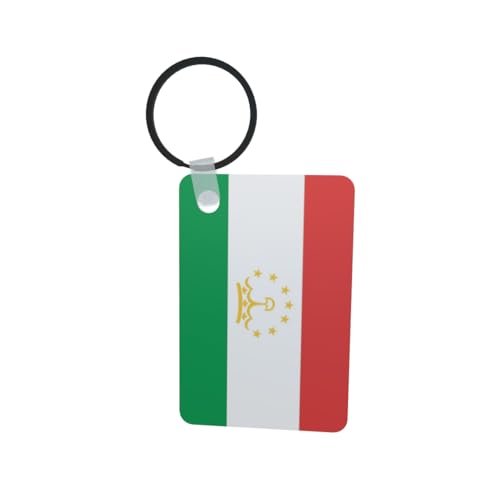 U24 Porte-clés Tadjikistan en aluminium 50 x 47 mm