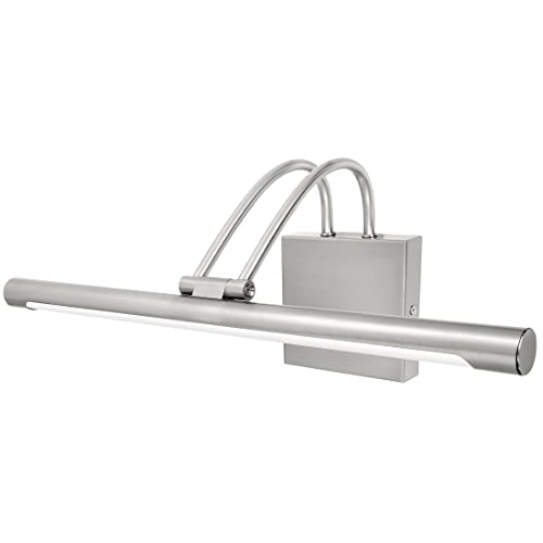 Maxxima 17 In. Led Picture Light W/Brushed Nickel Finish, 1000 Lumens, 3000K Warm White, Hardwired Integrated Led Display Wall Light #TOP1