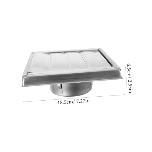 Couvercle de grille de conduit d'aération extérieur carré iplusmile - 3