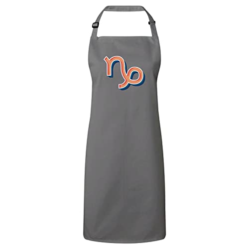 Tablier cuisine gris Capricorne motif zodiaque astres et symboles