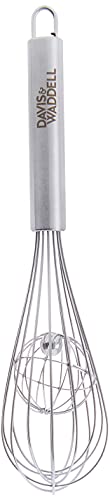 Davis & Waddell D1171 Whisk with Sphere & Ball, Metallic Davis & Waddell D1171 Whisk with Sphere & Ball, Metallic