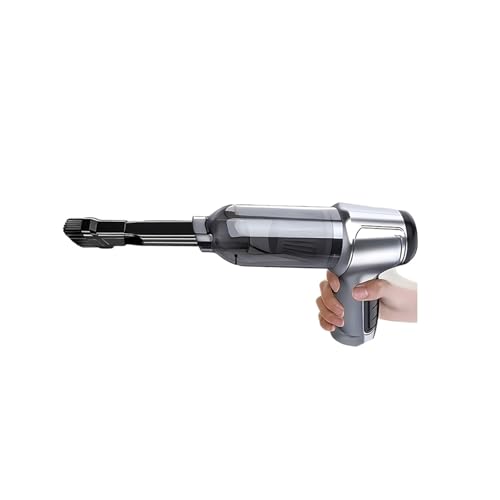 LOKLNEYK Car Wireless Vacuum Cleaner, Multi-Function Powerful Blowing & Suction, Household Handheld Collector for Car Interior & Home Cleaning(Gray)