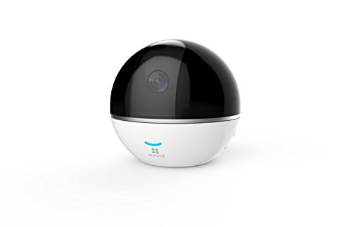 EZVIZ 1080p, FHD 360°IP Visão Nocturna, Audio Bidireccional, Seguimento de movimento, Compatível com Alexa C6T