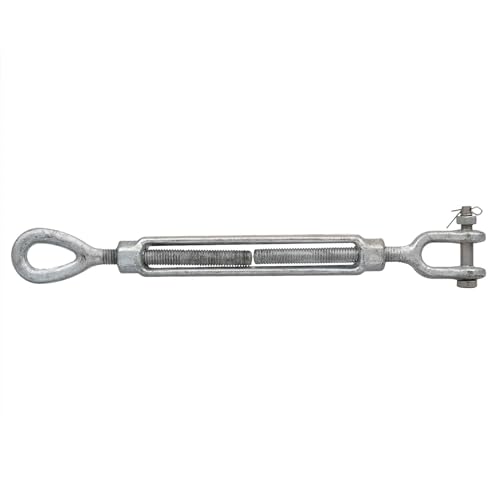 US Cargo Control tensor galvanizado de 1 pulgada x 12 pulgadas con quijada y ojo, límite de carga 10,000 libras miniatura 1