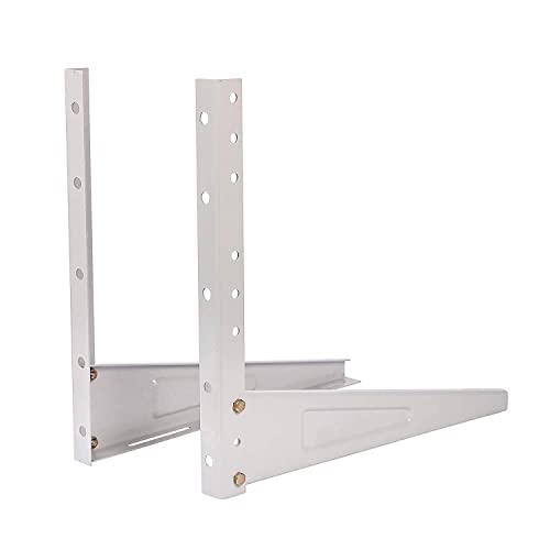 Image of Wall Mount 24 inch (Inch) Split AC Stand Heavy Duty Air Conditioner Outdoor Unit Mounting Brackets for All Types of Outdoor Units | AC Stand for Wall Mount (Model 2)
