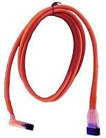 Data Connection Cable Internal SATA 90 Degree Angled 1 M Uv-Active orange