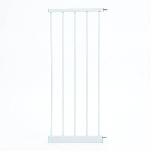 Image of Baybee Safety Gate Extension 30cm for Doorways, Stairs & Hallways | Quick Tool-Free Pressure Fit Extender Gates for Kids & Pets | Dual Side Compatible Extension (White)