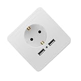 Amplia gama de lugares y fácil instalación: para uso en el hogar, la oficina y lugares comerciales, de corriente usb, de pared USB