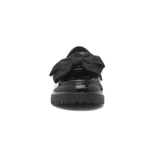Cushion Walk Hanoi Womens Black Patent Bow Loafer - Image 4