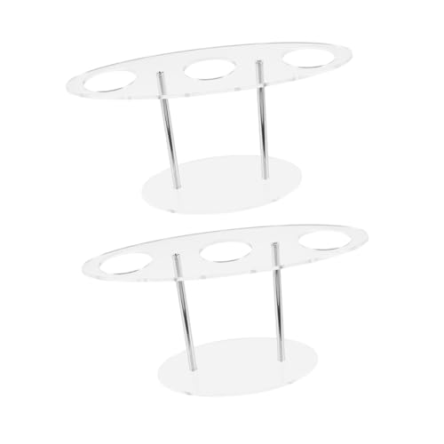 Cabilock 2 Soportes Para Estante De Exhibición De Helados Soportes De Exhibición De Alimentos Tapas De Conos De Helado Vitrina De Estatuilla Soporte Para Estante De Sushi Dispensador