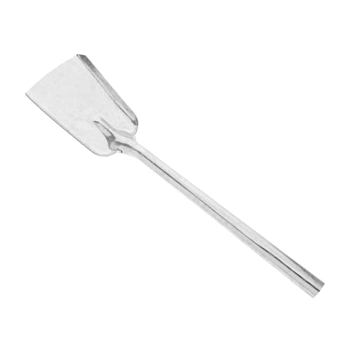 TOPPERFUN Pala De Carbón Metálica Multifunción Para Jardín Pala Práctica Para Tierra y Cenizas Para Limpieza De Chimenea y Barbacoa