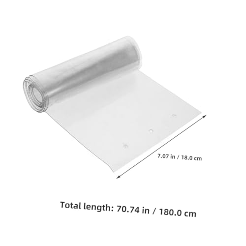 Rideau pour porte anti-vent en plastique transparent isolant - 3