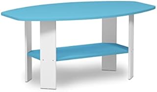 Furinno Simple Design Coffee Table, Side Table, Dark Brown