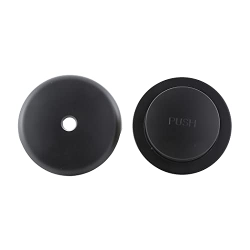Bonde de baignoire Danco 11081 noir mat avec mécanisme touch-toe robuste - 4