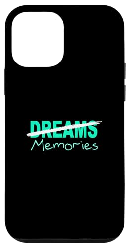 Light Teal Aqua Memories Over Dreams �e�B�[���A�N�A �X�}�z�P�[�X iPhone 12 mini �p