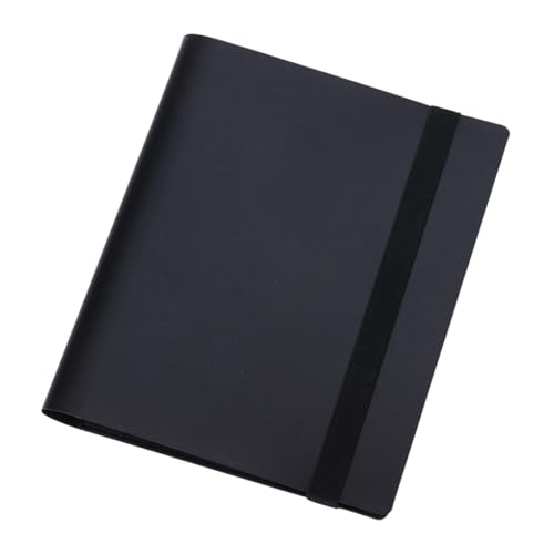 ALCXAZS Personalisiertes Postkartenalbum – einzigartige Möglichkeit, Reiseerinnerungen zu bewahren. PVC Fotoalbum, stilvolle Präsentation, personalisiertes Geschenk, Schwarz, 3 Zoll 360