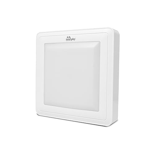 Image of Murphy 15W Vega LED Panel Light Square Surface - (Cool White, Pack of 12) No False Ceiling Required