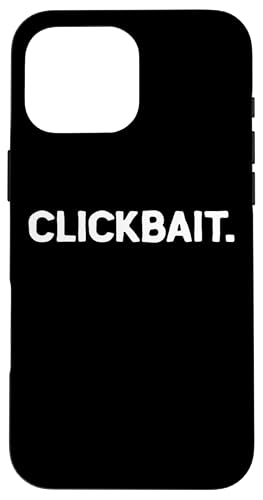 Clickbait Meme Video Thumbnail Content Creators Clickbaiting Case for iPhone 16 Pro Max
