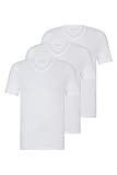 Optimale Passform BOSS Herren T-Shirt Vn 3p Co T-Shirt, New White, XL