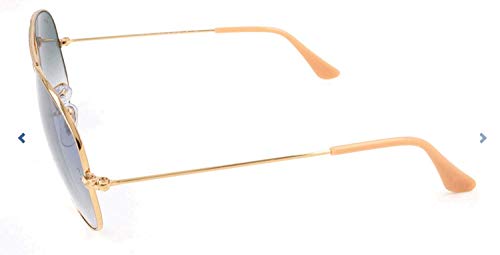 Ray-Ban Aviator 3025 Gold Frame with Blue Gradient lenses RB 3025 001/3F 58MM Medium3