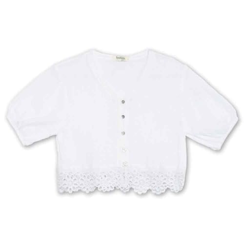 Image of Speechless Girls' 3 /4 Sleeve Hi-Low Woven Flowy Top